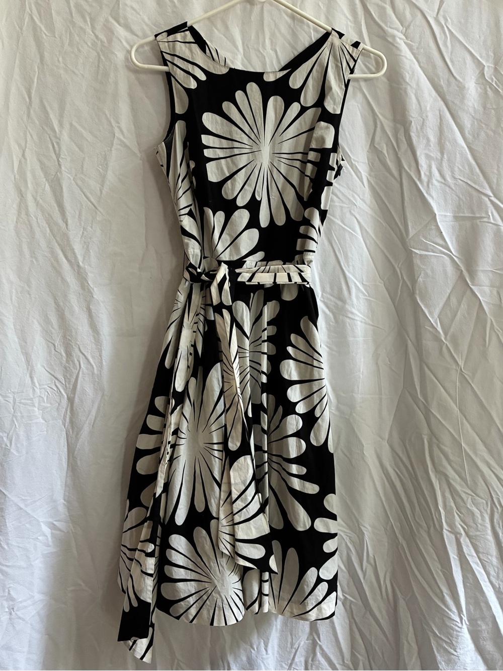 International Concepts black and white floral dress